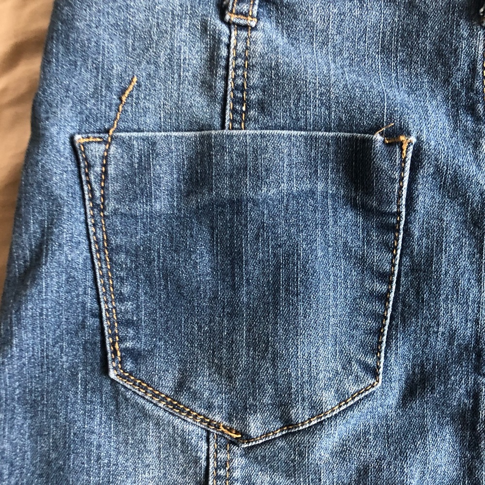 Cute Mossimo Button Up Jean Skirt - Picture 4 of 5